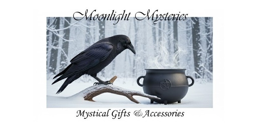 Experience enchaining and authentic magical supplies and traditional yule gifts this winter at Moonlight Mysteries, The Witch Shop, your premier Wicca store and witchcraft destination for mystical gifts and accessories. As a leading online occult shop and a trusted Pagan store, we specialize in sacred and spiritual adornments, esoteric talismans, gemstone crystals, handcrafted herbal spell supplies, and handcrafted ritual items for your spells and sabbat ceremonies. Discover everything you need this holiday season from hand made yule decorations to exclusive witchy kits and gift sets. Find unique witchcraft essential spell ingredients and ritual supplies like herbs for herbalism, handmade anointing oils, spell candles for candle magic and so much more! Whether you're searching for Wiccan altar tools, unique Witchy Wall Decor, or powerful metaphysical talismans, our Witch Shop has you covered. Shop our extensive range of Sacred Pagan jewelry, handcrafted Celtic adornments, Wiccan gifts & spiritual statuary and then enjoy our fast & free shipping on all orders! Explore our metaphysical & spiritual supply shop and find out why we are the top quality store for the Witches, Wiccans and Pagans! Yule 2025 is right around the corner don't miss out this winter solstice! Find your perfect witchy present! Shop now!