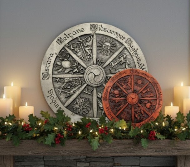Wheel of the Year, Pagan Wheel of the Year, Wiccan Wheel of the Year, Wheel of the Year calendar,   Wheel of the Year wall art, Wheel of the Year decor, Wheel of the Year symbols, The Eight Sabbats, Wheel of the Year Jewelry, Wheel of the year Altar Supplies
