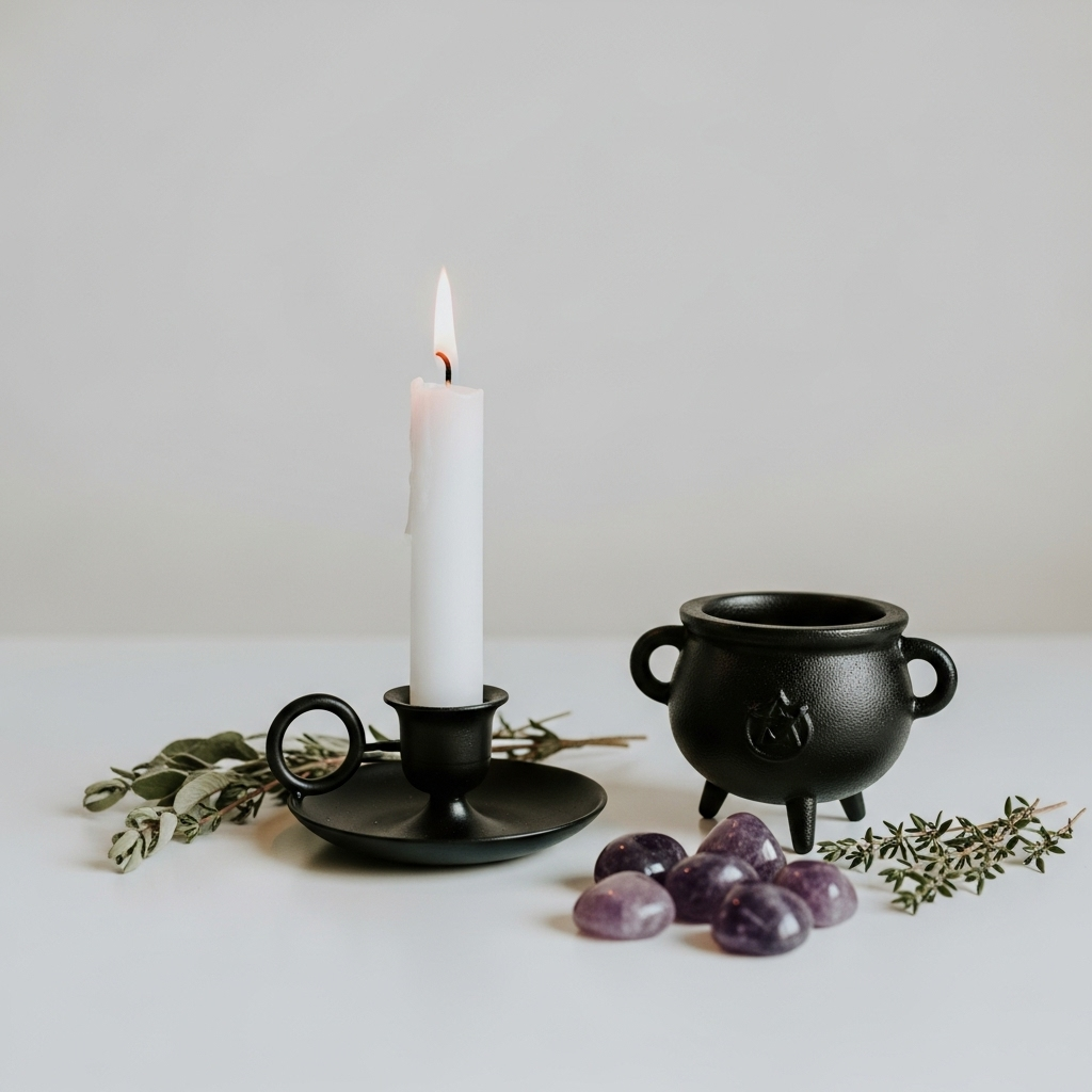 New to candle magick? The Witch Shop by Moonlight Mysteries step-by-step guide for beginners covers spell candle basics, including candle colors meaning, dressing, and casting simple spells for manifestation. Learn more and then shop our store!