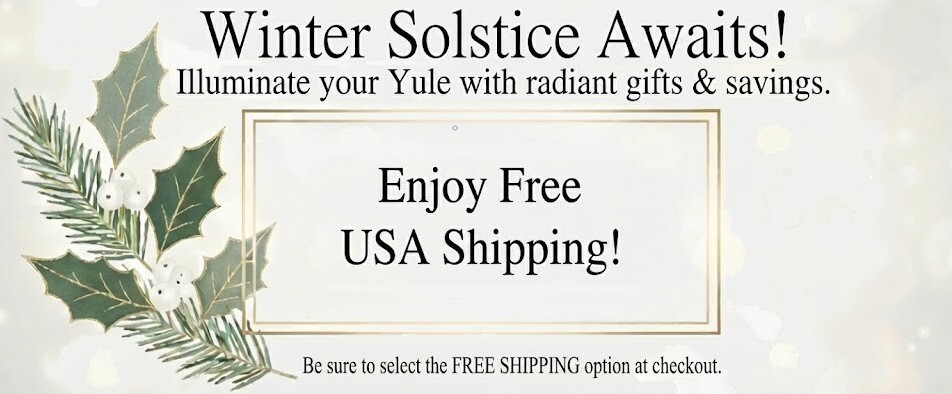 Shop our witchy gift supply store for 10% off and free shipping on Yule gifts, including pagan jewelry, occult and Yule supplies, spiritual presents, and other essential witchcraft supplies.
