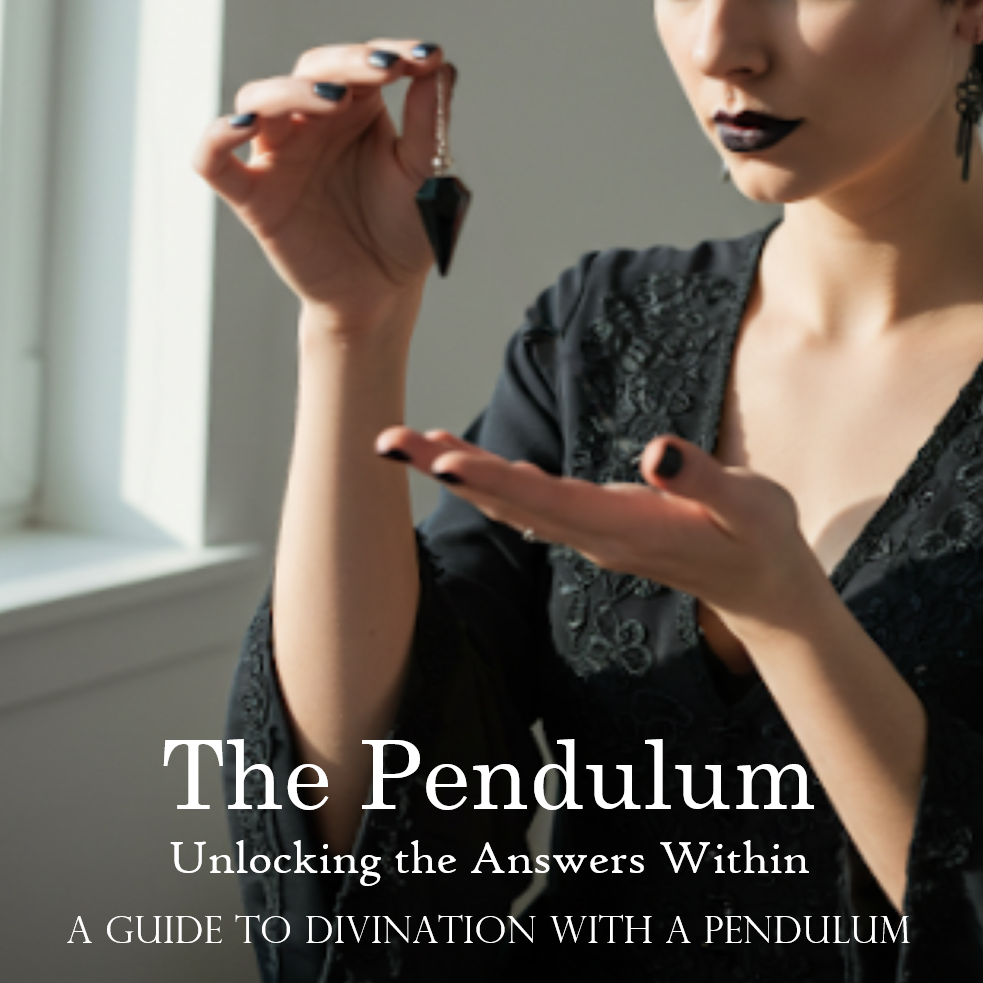 Free Pendulum Guide for The New Year! Pendulum Divination Guide, Witchy Wisdom & The Witch Shop Blog Post