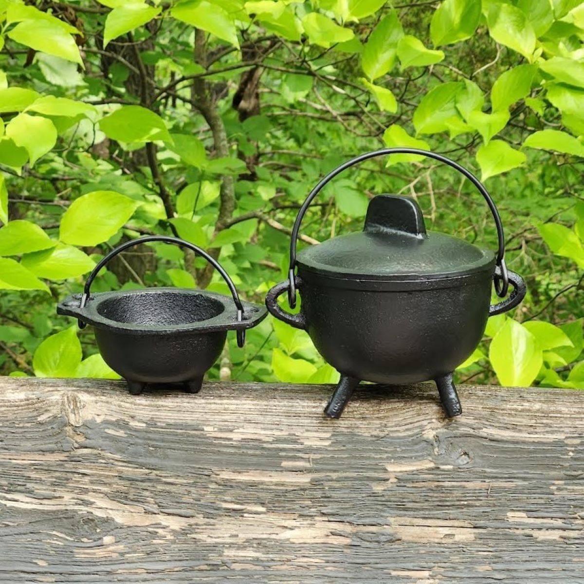 Complement your altar with other wiccan ritual tools, we offer symbolic cauldrons and sacred altar brooms. Explore our witches cauldrons in our witchcraft shop now!