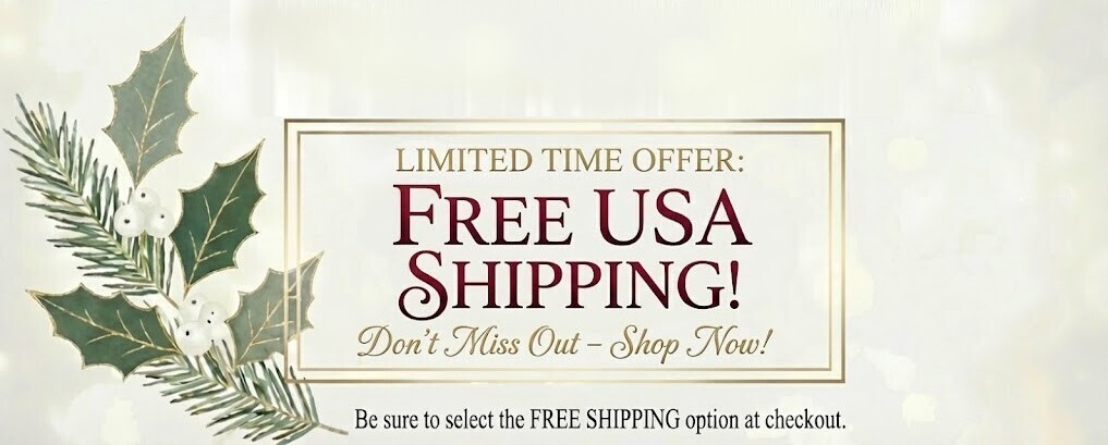 Celebrate the new year with free shipping at our occult boutique, premium herbs oils and gifts!  