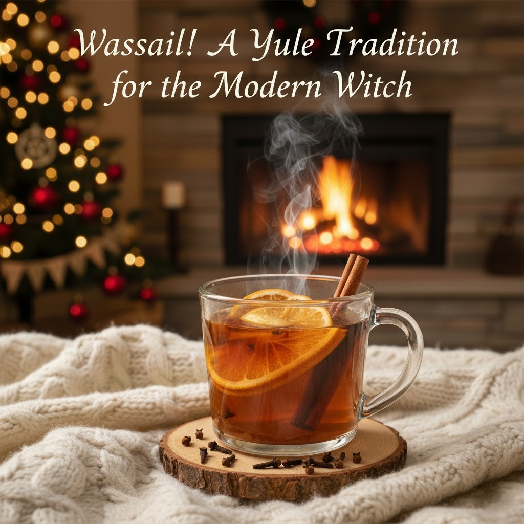 Free Yule Ritual Blessing & Traditional Wassail Recipe For Yule and The Winter Solstice, Wassail History, Guide, Witchy Wisdom & The Witch Shop Blog Post