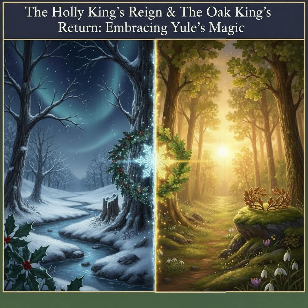 Explore the deeper meaning behind Yule with our latest blog post, "The Holly King's Reign & The Oak King's Return: Embracing Yule's Magic." Learn how this powerful pagan myth connects to the Wiccan and witchcraft traditions of the Winter Solstice. Find inspiration on how to use your favorite witch supplies and wiccan supplies to honor the light and the dark. Discover everything you need for your celebration at our witch shop and pagan store, then dive into the magic on our blog.