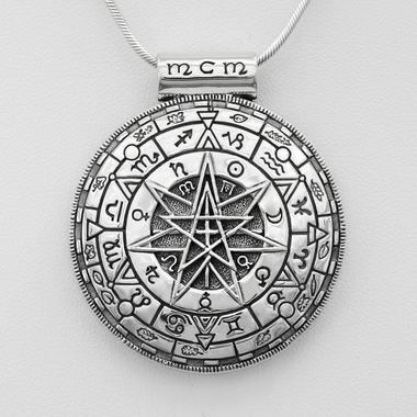 【AouBoom】MYSTIC LOCKET 925 SILVER STERLING - Mystic Om / Aum PENDANT - Silver