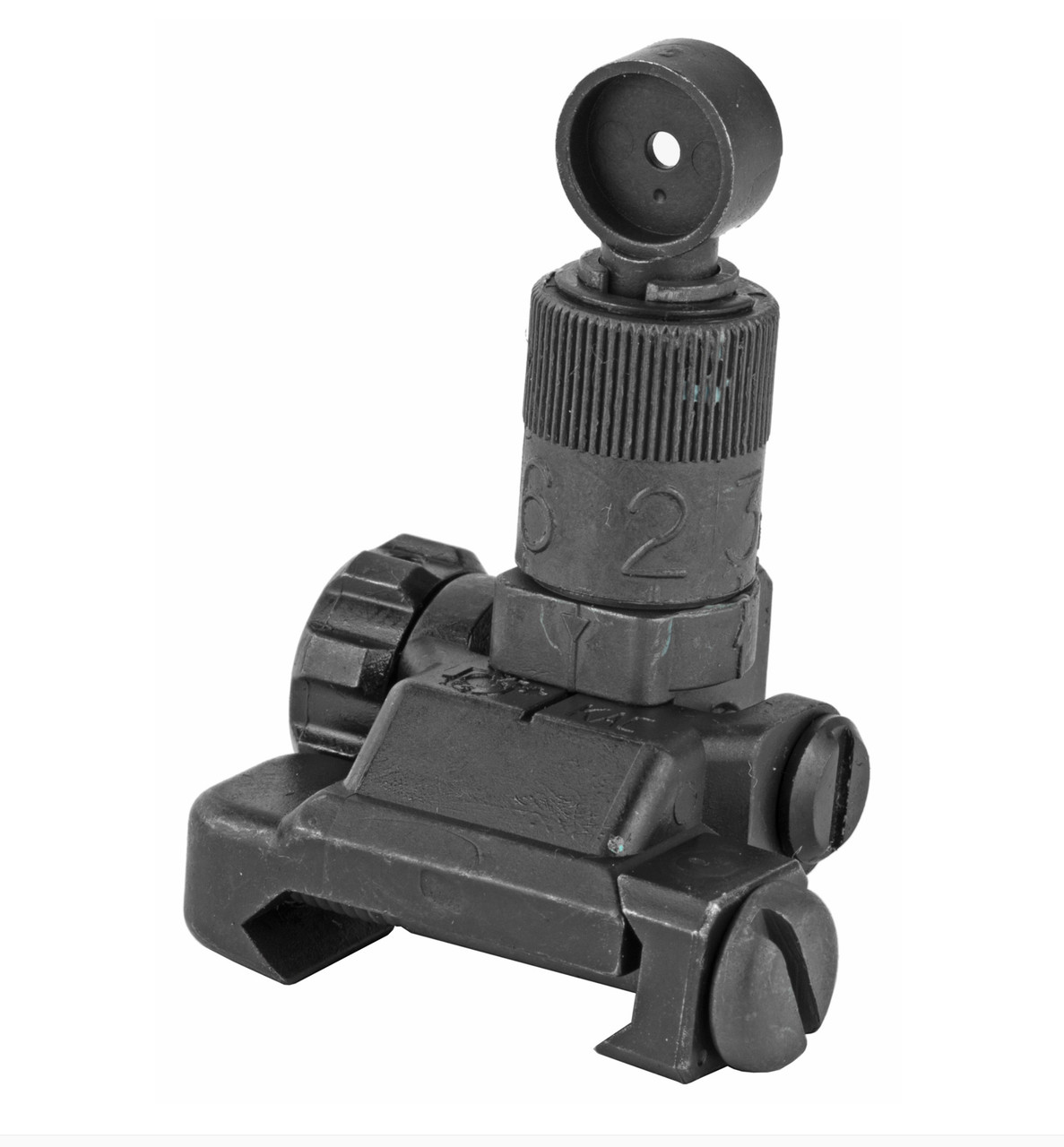 KAC-Folding Micro Rear Sight, 200-600 Meter Adj. PN:25650