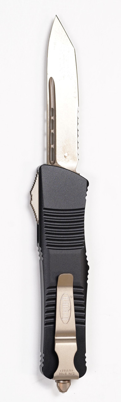 Microtech 140-14 Troodon Bronze, Black Aluminum Handles