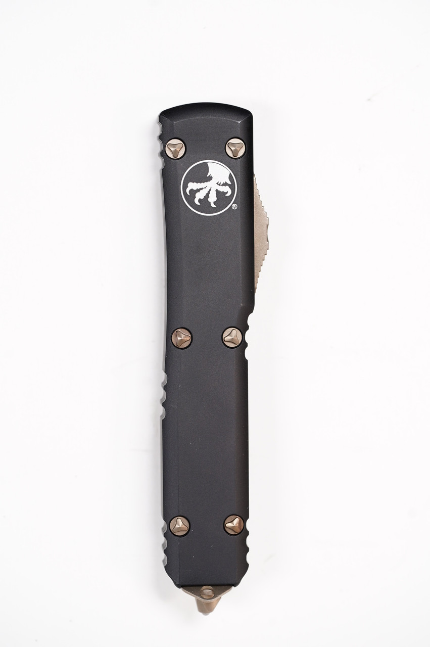 Microtech 122-15 Ultratech Bronze, Black Aluminum Handles