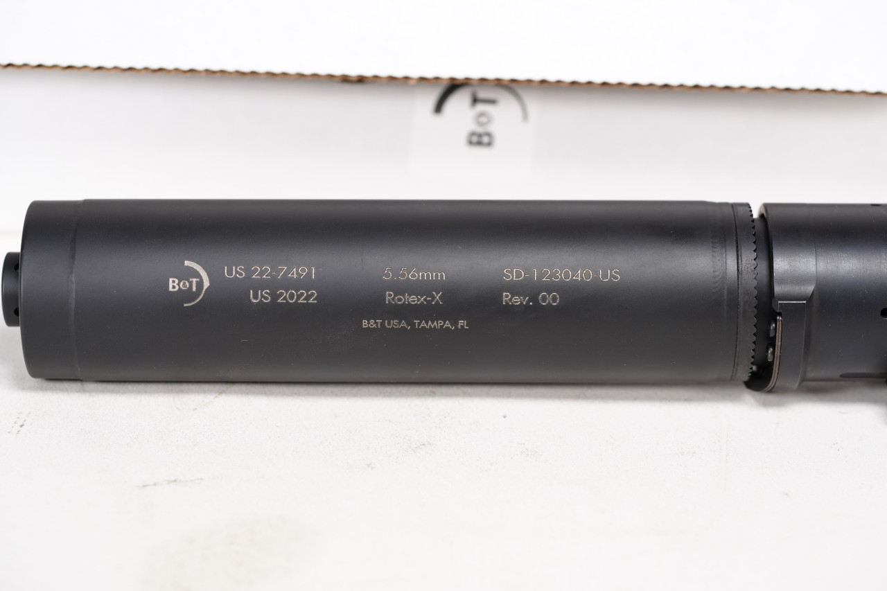 B&T ROTEX-X 5.56mm Rifle Sound Suppressor