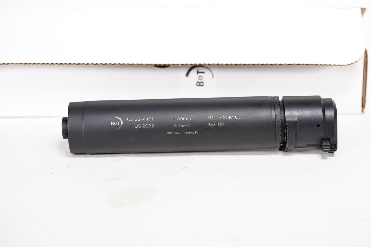 B&T ROTEX-X 5.56mm Rifle Sound Suppressor