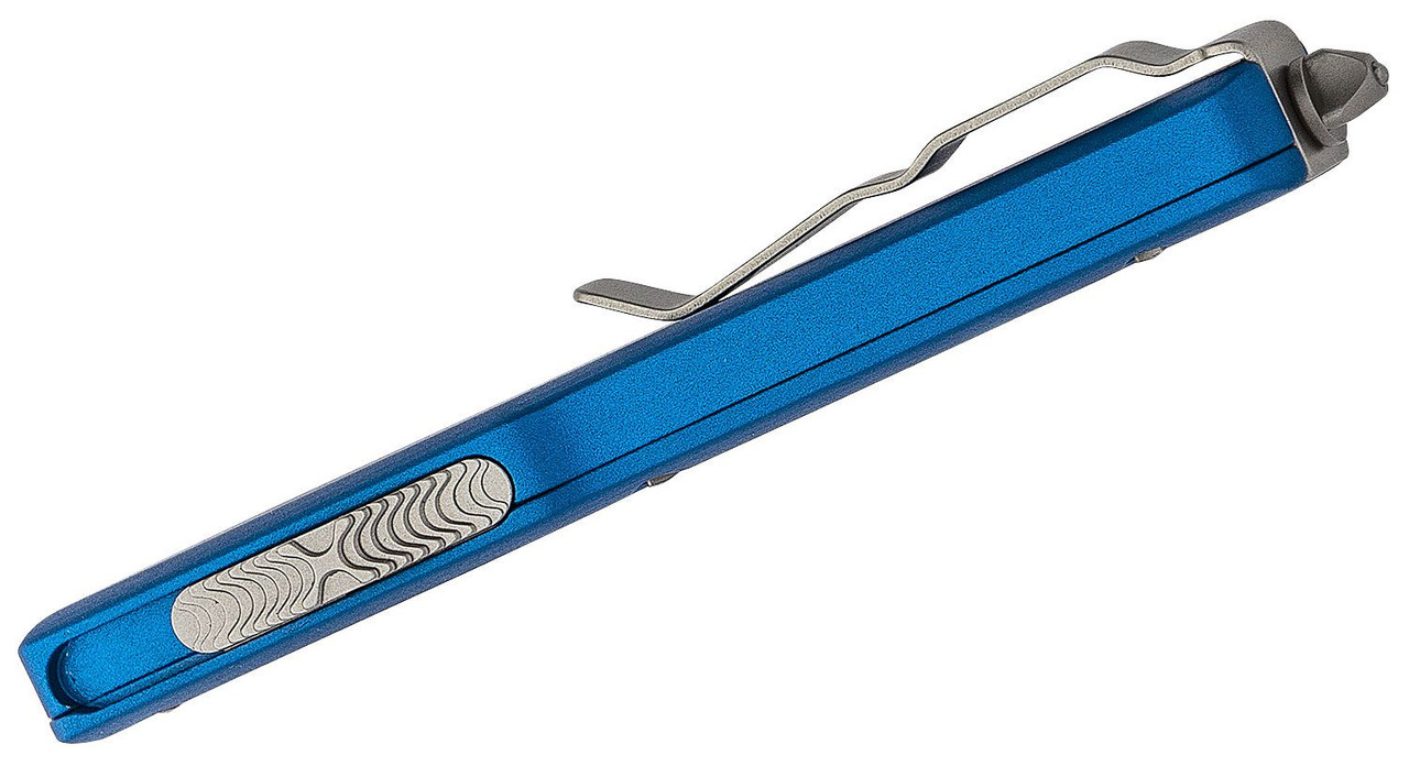 Microtech 148-10BL UTX-70 Stonewashed, Blue Handles