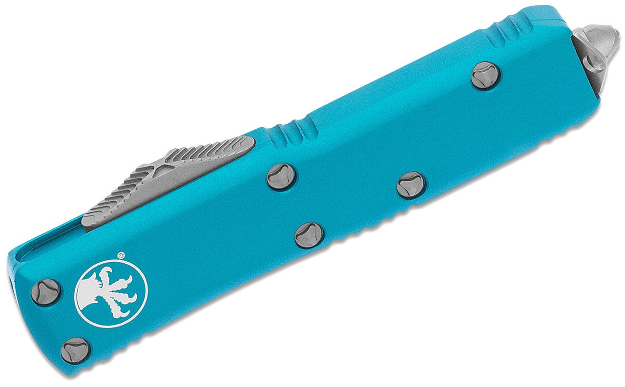 Toco੯‧̀͡u\Toco Microtech 233-10TQ UTX-85 Stonewashed, Turquoise Handles
