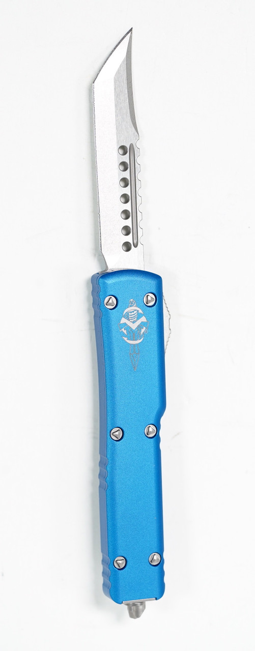 Microtech 419-10BLS UTX-70 Hellhound Blue Handle