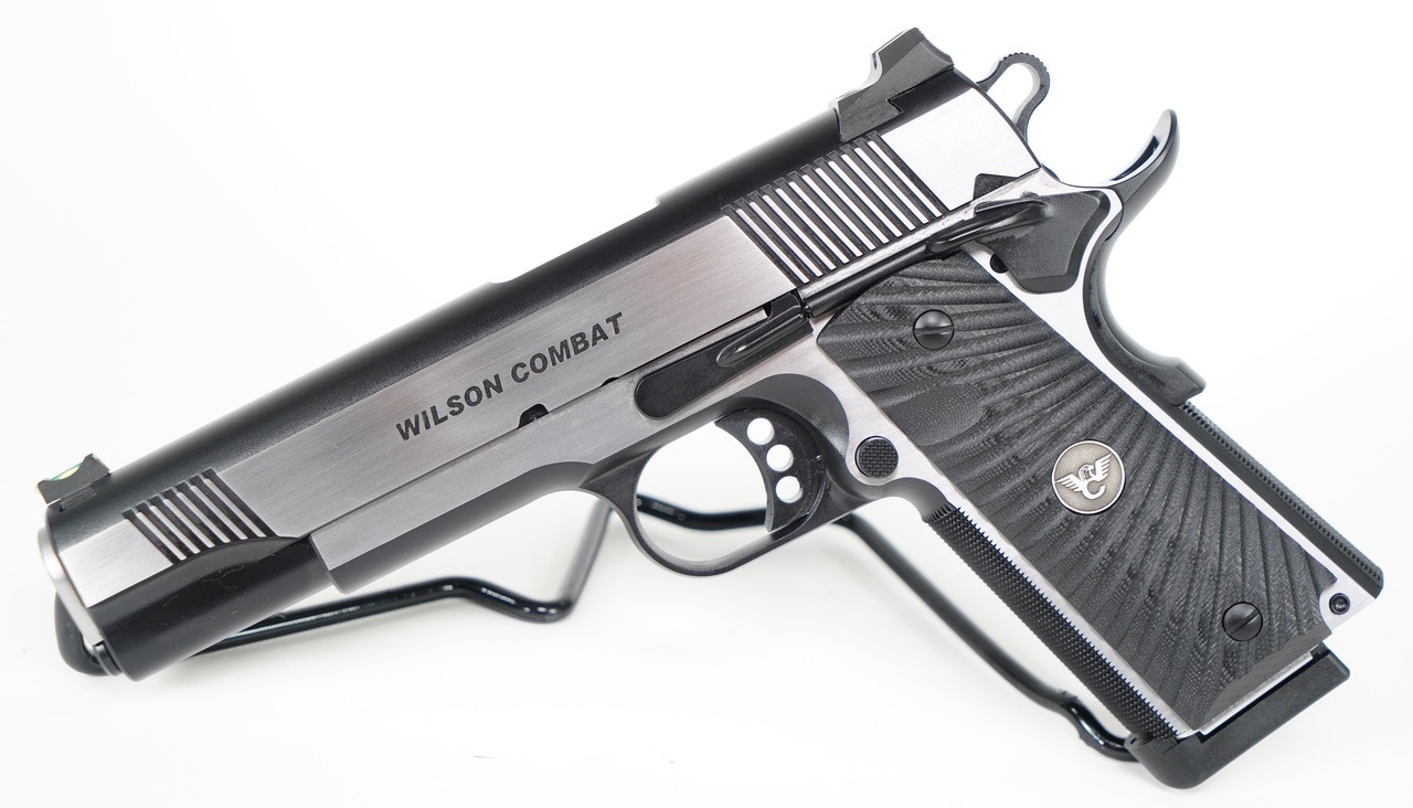 新作大得価WILSON COMBAT タイプ　カスタム　1911 ガバメント、タニオコバ製MEUロアー、実物V10グリップ　トリチウムサイト　ガスブローバック　★ ガスガン