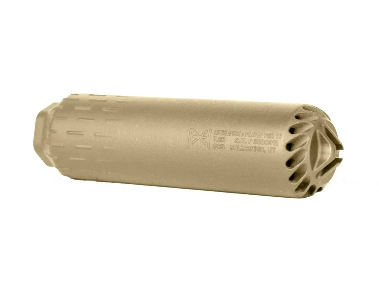 The HUXWRX FLOW 762 Ti Rifle Suppressor - for .30 caliber