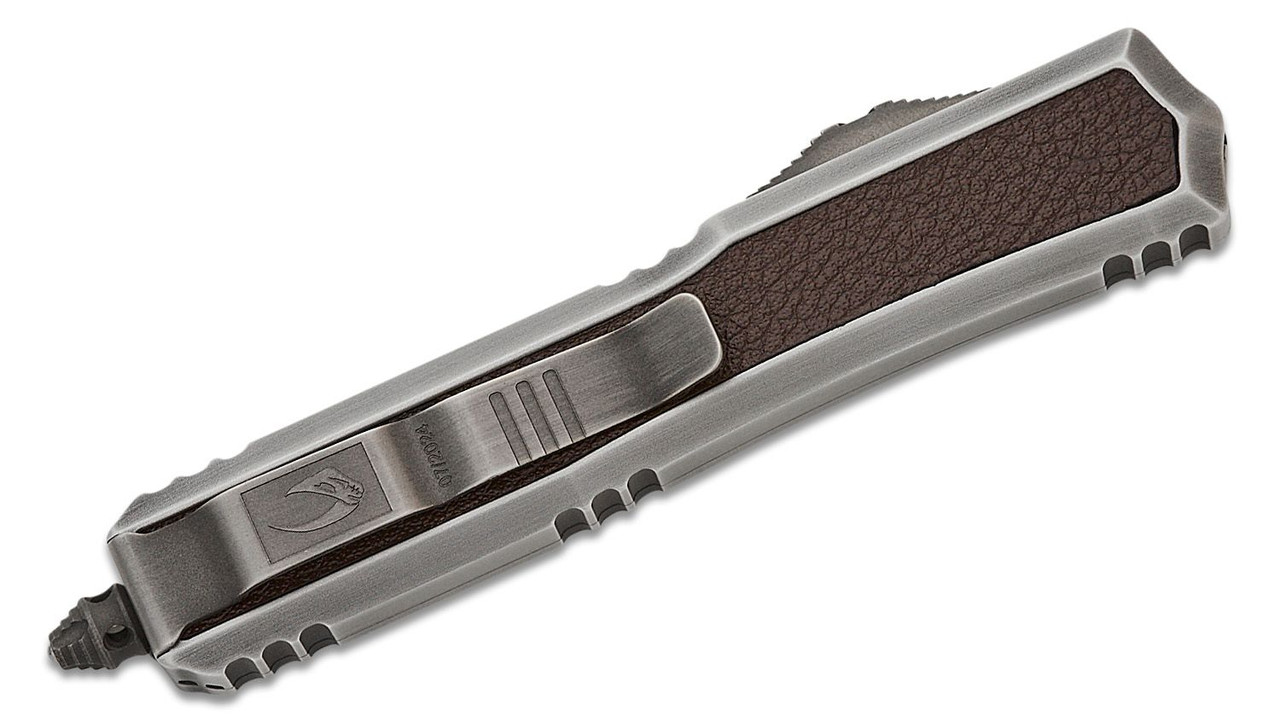 Microtech 206-1MD Makora D/E Leather Inlay
