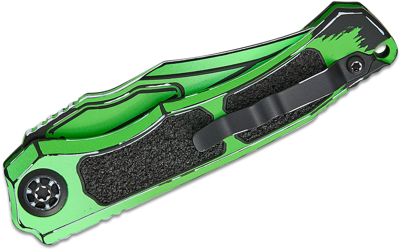 Heretic Knives H002-CS-TX Wraith Bowie Cel Shade Toxic Green