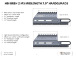 HB Industries CZ Bren 2 Handguard 7.9‚Ä≥ M-Lok