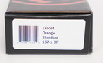 Microtech 157-1OR Exocet OTF Money Clip AUTO Knife 1.98" Black Double Edge Blade, Orange Aluminum Handles