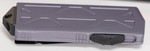 Microtech 157-1GY Exocet OTF Money Clip AUTO Knife 1.98" Black Double Edge Blade, Gray Aluminum Handles