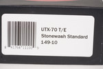 Microtech 149-10 UTX-70 AUTO OTF Knife 2.41" Stonewashed Tanto Plain Blade, Black Aluminum Handles