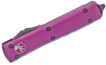 Microtech 123-1VI Ultratech AUTO OTF 3.46" Black Plain Tanto Blade, Violet Aluminum Handle