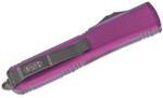 Microtech 123-1VI Ultratech AUTO OTF 3.46" Black Plain Tanto Blade, Violet Aluminum Handle