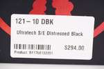 Microtech 121-10DBK Ultratech AUTO OTF Knife 3.46" Apocalyptic Drop Point Plain Blade, Black Distressed Aluminum Handles