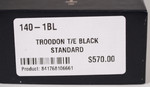 Microtech 140-1BL Troodon Tanto AUTO OTF Knife 3.06" Black Plain Tanto Blade, Blue Aluminum Handles