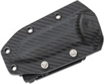 Microtech 114M-10 Socom Alpha Mini Fixed Blade Knife 3.72" Stonewashed Tanto Plain, Black G10 Handles, Kydex Sheath