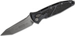 Microtech 161A-10 Socom Elite AUTO Folding Knife 4.05" Stonewashed Tanto Plain Blade, Black Aluminum Handles