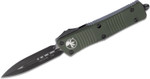 Microtech 138-1OD Troodon AUTO OTF 3.06" Black Double Edge Dagger Blade, OD Green Aluminum Handle