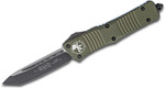 Microtech 144-1OD Combat Troodon AUTO OTF Knife 3.75" Black Tanto Plain Blade, OD Green Aluminum Handles