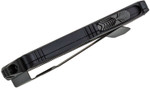 Microtech 158-1T Exocet Tactical OTF Money Clip AUTO Knife 1.98" Black Tanto Blade, Black Aluminum Handles