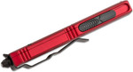 Microtech 231-1RD UTX-85 AUTO OTF Knife 3" Black Plain Blade, Red Aluminum Handles
