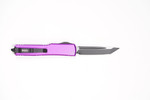 Microtech 149-1VI UTX-70 AUTO OTF Knife 2.41" Black Tanto Plain Blade, Violet Aluminum Handles