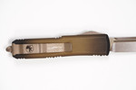 Microtech 231-13APABS UTX-85 Single Edge Antique Bronze