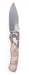 Heretic H000-6A-ORCF Wraith AUTO DLC Blade, Orange Camo Carbon Fiber Handle