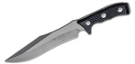 Microtech 104-10 Arbiter Fixed Blade Knife 9" Stonewash Double Edge, Milled G10 Handles, Composite Sheath
