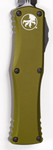 Microtech 702-1OD Hera OTF AUTO Knife 3.125" Black Double Edge Standard Blade, OD Green Handle