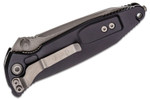 Microtech 161-11AP Socom Elite Manual Folding Knife 4.05" Apocalyptic Tanto Combo Blade, Black Aluminum Handles