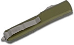 Microtech 121-4OD Ultratech AUTO OTF Knife 3.46" Satin Drop Point Blade, OD Green Aluminum Handle