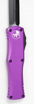 Microtech 702-1VI Hera OTF AUTO Knife 3.125" Black Double Edge Dagger Blade, Violet Aluminum Handles