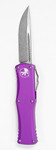 Microtech 703-10VI Hera Stonewash Single Edge, Violet Handle