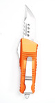 Microtech 819-10ORS Mini Troodon Hellhound Stonewash Orange