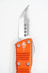 Microtech 819-10ORS Mini Troodon Hellhound Stonewash Orange