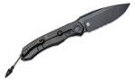 Microtech 190C-2DLCTCFITI Anax Manual Drop Point Combo Blade