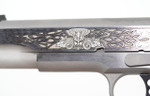 Colt Delta Elite Thor 10mm Silver Engraved Slide White Engraved Grips