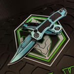 Heretic Auto Wraith Bowie Cel Shade Turquoise (H002-CS-TQ)
